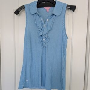 Lilly Pulitzer Blue Tank Top
